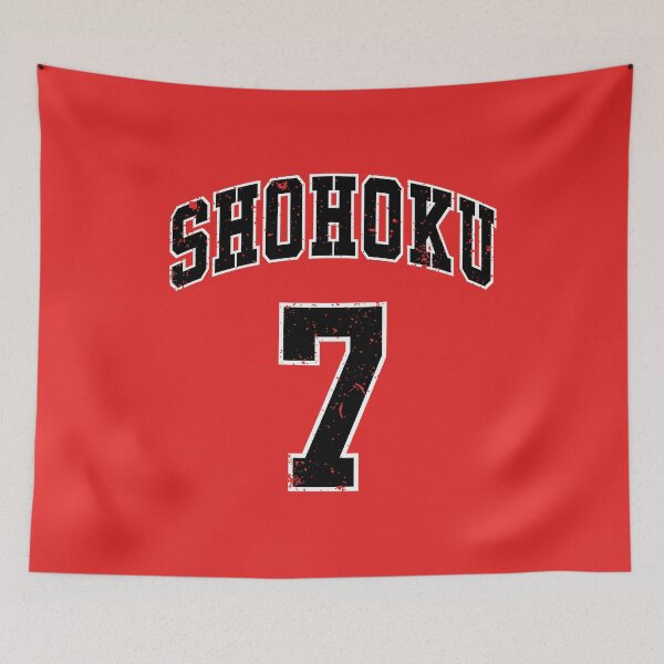 Artikelvorschau, 7 Shohoku | Basketball Dunk, Retro Manga T-Shirt entworfen und verkauft von SALENTOmadness.