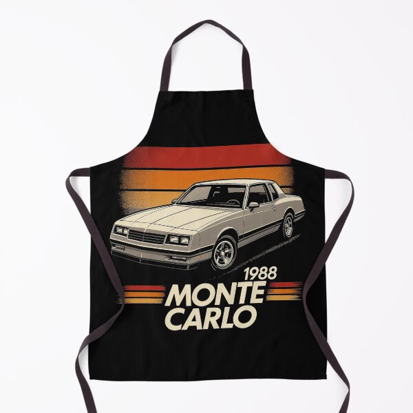 Item preview, 1988 Chevy Monte Carlo Sunset – Vintage G-Body Coupe Art with Retro Stripes designed and sold by TheArtOfCar.
