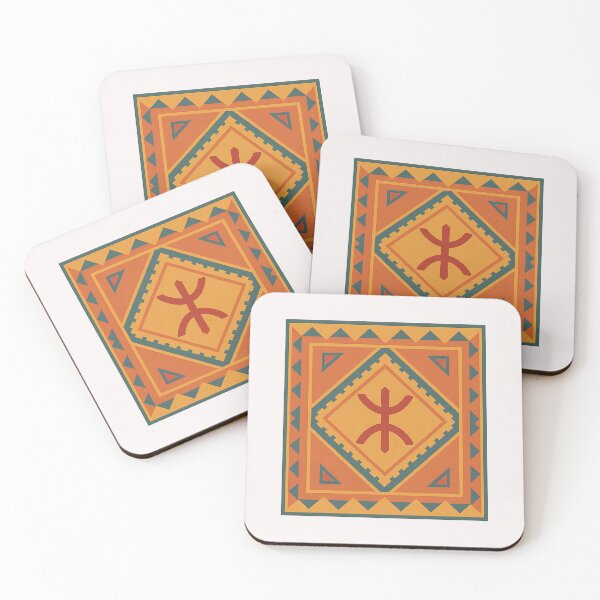 Item preview, Amazigh Z Symbol in Kilim-Inspired Geometric Pattern designed and sold by ALITOPRINCE.