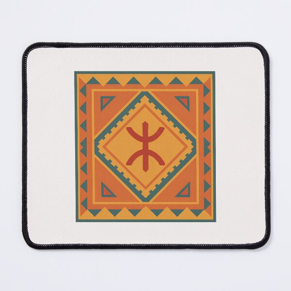 Item preview, Amazigh Z Symbol in Kilim-Inspired Geometric Pattern designed and sold by ALITOPRINCE.