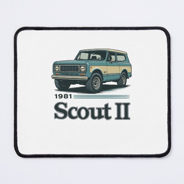 Item preview, 1981 International Scout II – Retro 4x4 SUV Art with Vintage Two-Tone Design designed and sold by TheArtOfCar.