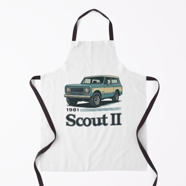 Item preview, 1981 International Scout II – Retro 4x4 SUV Art with Vintage Two-Tone Design designed and sold by TheArtOfCar.
