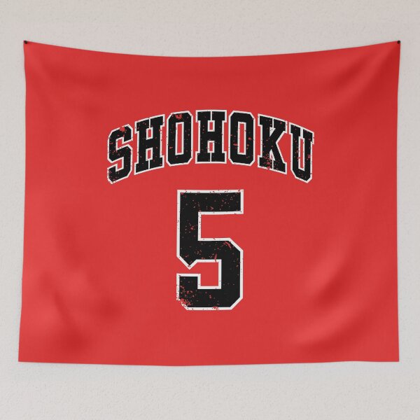 Artikelvorschau, 5 Shohoku | Basketball Dunk, Retro Manga T-Shirt entworfen und verkauft von SALENTOmadness.