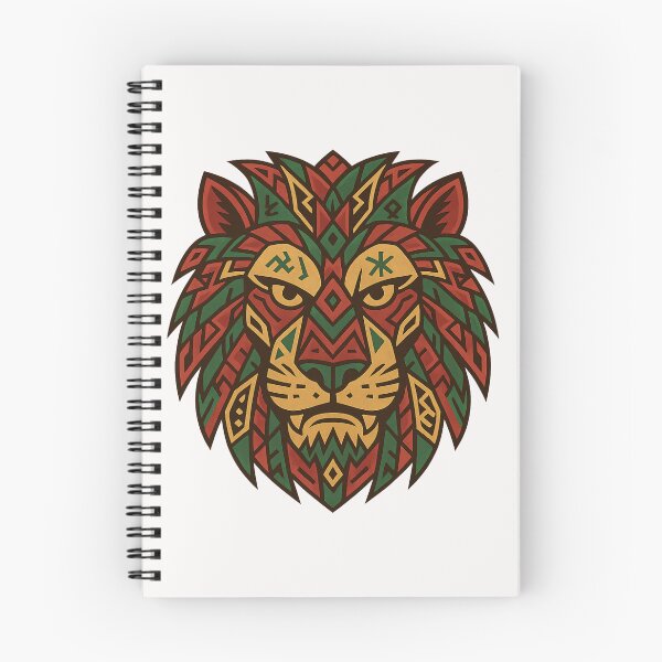 Item preview, Amazigh Lion Mask – Tribal Symbolism & Geometric Power designed and sold by ALITOPRINCE.