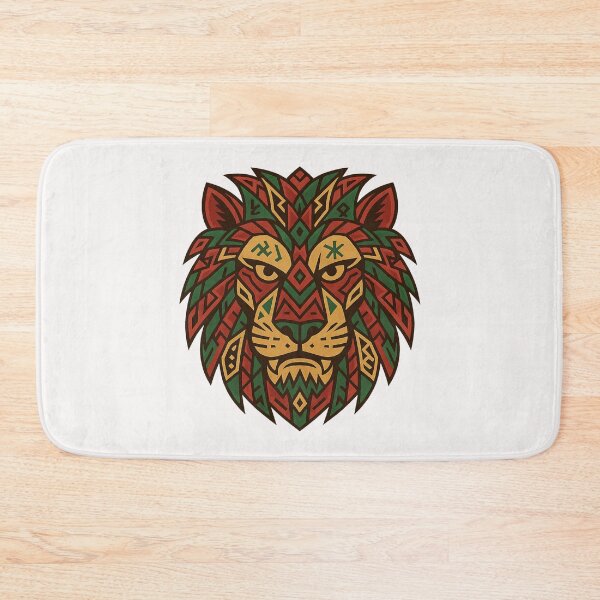 Item preview, Amazigh Lion Mask – Tribal Symbolism & Geometric Power designed and sold by ALITOPRINCE.