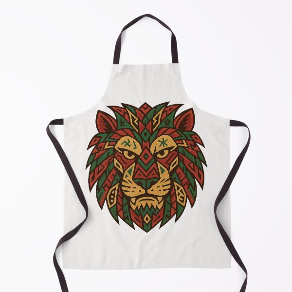 Item preview, Amazigh Lion Mask – Tribal Symbolism & Geometric Power designed and sold by ALITOPRINCE.