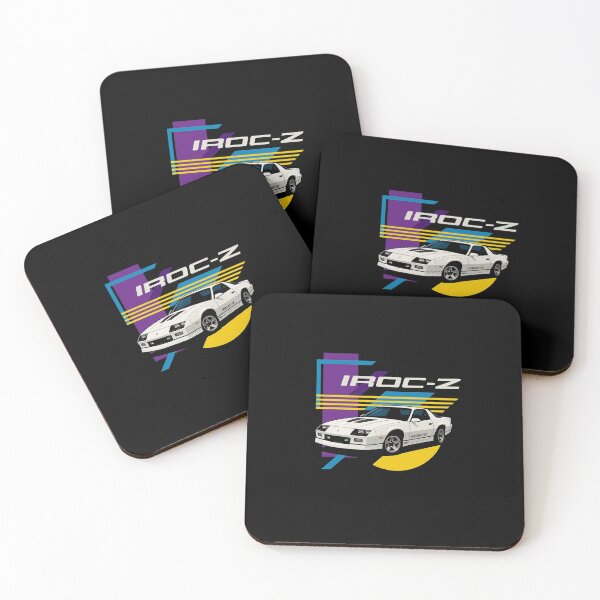 Item preview, 1987 Camaro IROC-Z – Retro 80s Muscle Car Art with Geometric Vaporwave Aesthetic designed and sold by TheArtOfCar.