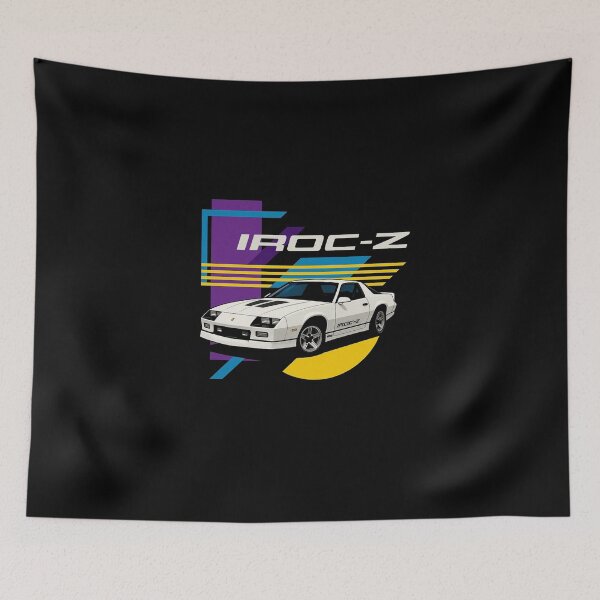 Item preview, 1987 Camaro IROC-Z – Retro 80s Muscle Car Art with Geometric Vaporwave Aesthetic designed and sold by TheArtOfCar.