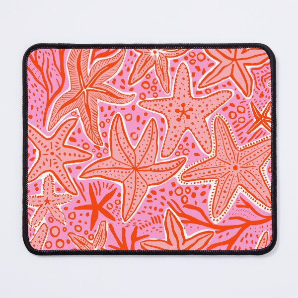 Item preview, Vibrant pink and orange starfish designed and sold by DafneDStudio.