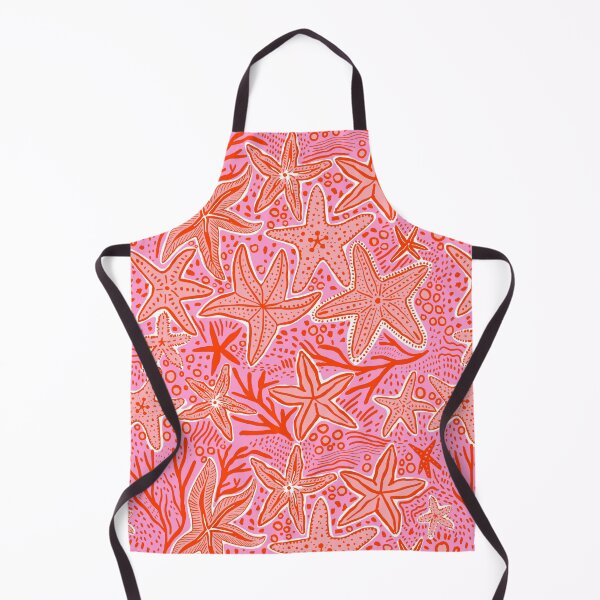 Item preview, Vibrant pink and orange starfish designed and sold by DafneDStudio.