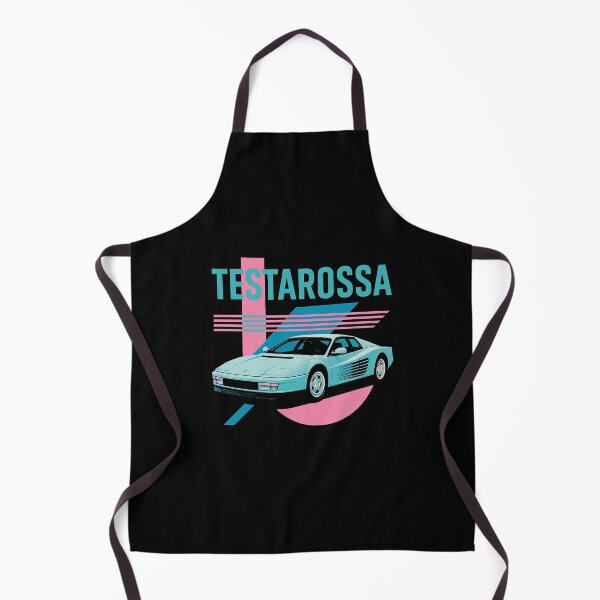 Item preview, Ferrari Testarossa Retro Art – 80s Vaporwave Miami Aesthetic Sports Car Design designed and sold by TheArtOfCar.