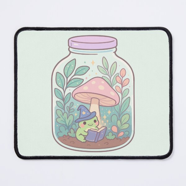 Item preview, Kawaii Frog Reading Book Pastel Goth designed and sold by TomFrontierArt.