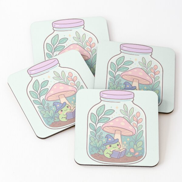 Item preview, Kawaii Frog Reading Book Pastel Goth designed and sold by TomFrontierArt.