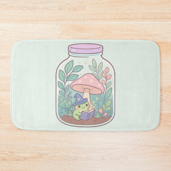 Item preview, Kawaii Frog Reading Book Pastel Goth designed and sold by TomFrontierArt.