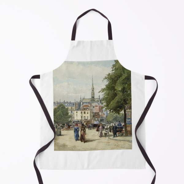 Item preview, Place Saint-Michel in Paris around 1900 designed and sold by 19th Century in Color.