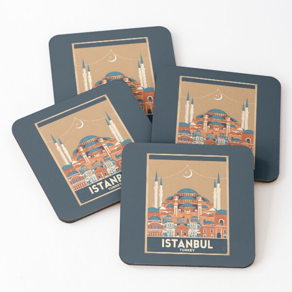Item preview, A Vintage Travel Illustration of Istanbul - Turkey designed and sold by GoodOldVintage.