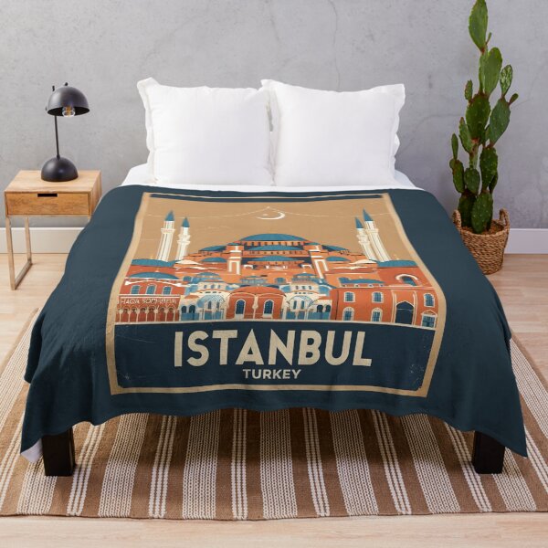 Item preview, A Vintage Travel Illustration of Istanbul - Turkey designed and sold by GoodOldVintage.
