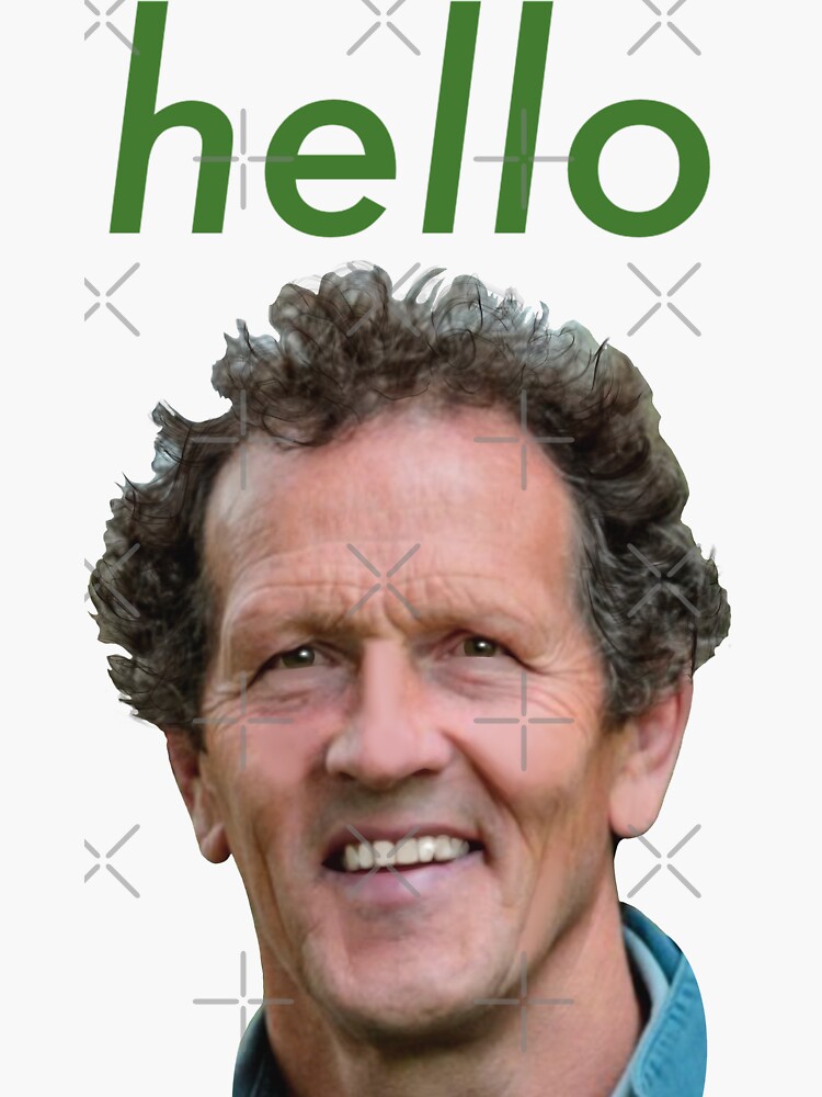 Monty Don Pop Art Sticker - 5 Inch Vinyl Decal For Cars, Laptops & Water Bottles