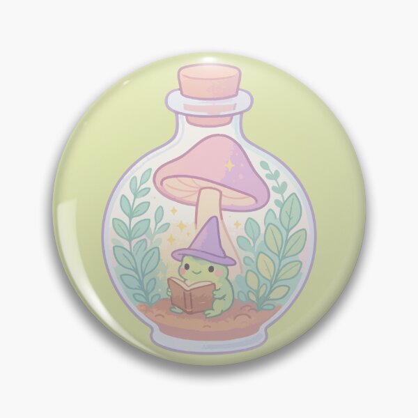 Item preview, Cute Frog Reading Book Pastel Plants designed and sold by TomFrontierArt.