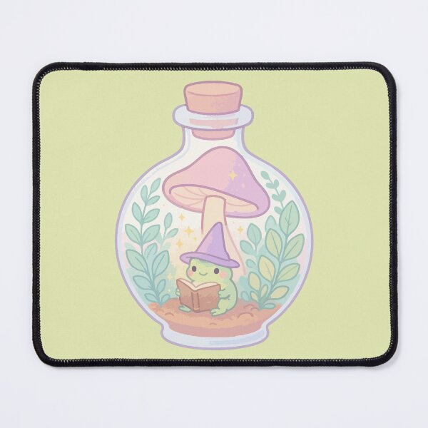 Item preview, Cute Frog Reading Book Pastel Plants designed and sold by TomFrontierArt.