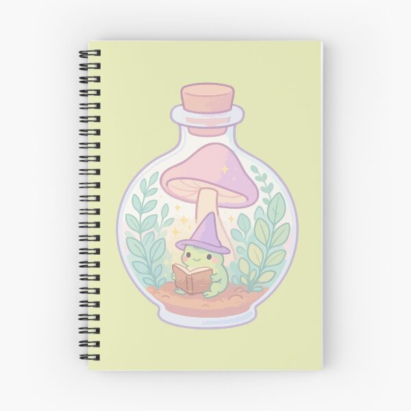 Item preview, Cute Frog Reading Book Pastel Plants designed and sold by TomFrontierArt.