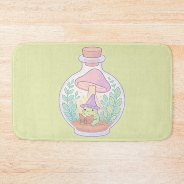 Item preview, Cute Frog Reading Book Pastel Plants designed and sold by TomFrontierArt.