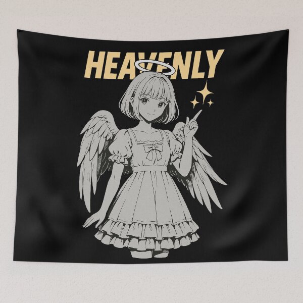 Item preview, Heavenly | Anime Girl designed and sold by SortaClothing.