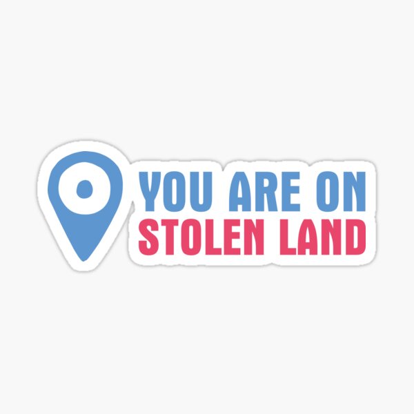 Item preview, You Are On Stolen Land designed and sold by kolshi-shop.