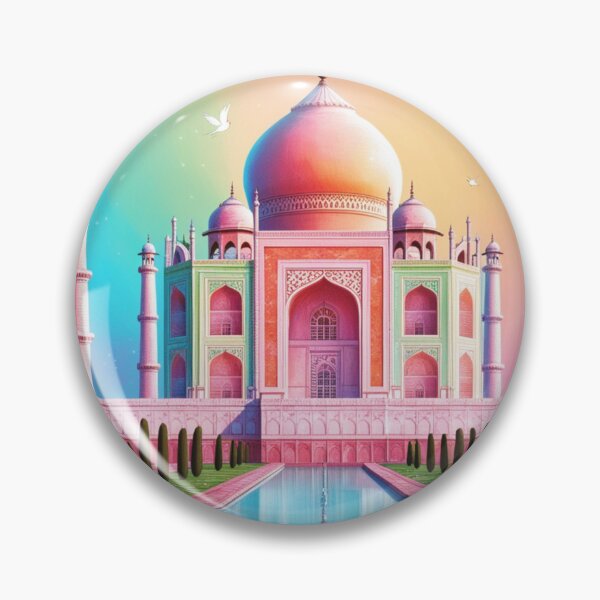 Item preview, Vibrant Taj Mahal designed and sold by Design E Khaas.