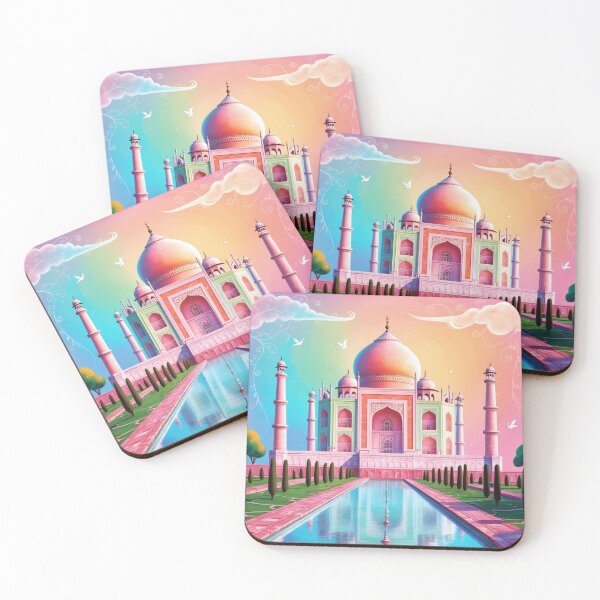 Item preview, Vibrant Taj Mahal designed and sold by Design E Khaas.
