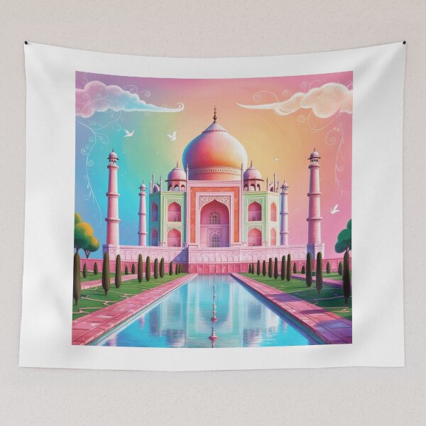 Item preview, Vibrant Taj Mahal designed and sold by Design E Khaas.