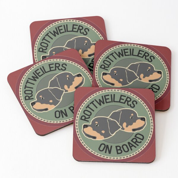Item preview, Rottweilers on board designed and sold by 123ks.