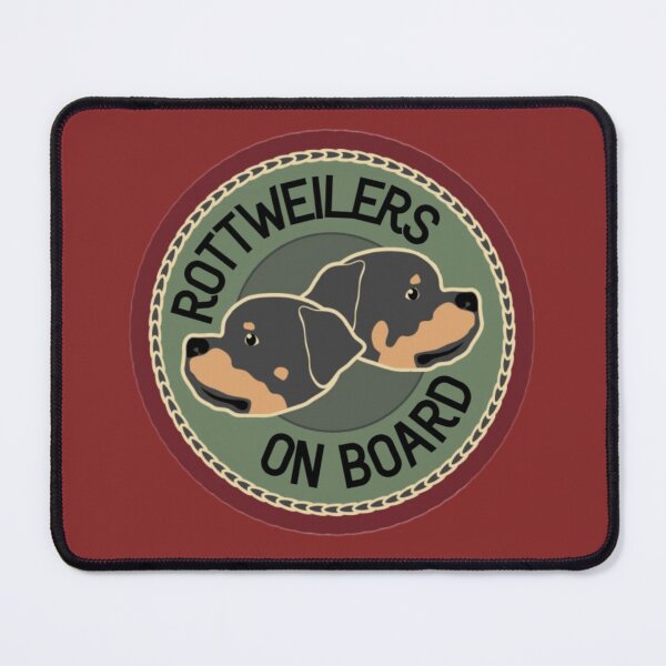 Item preview, Rottweilers on board designed and sold by 123ks.