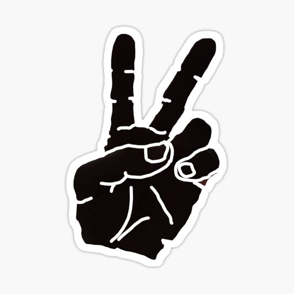 Fresh Peace is always in fashion peace NOW Sticker