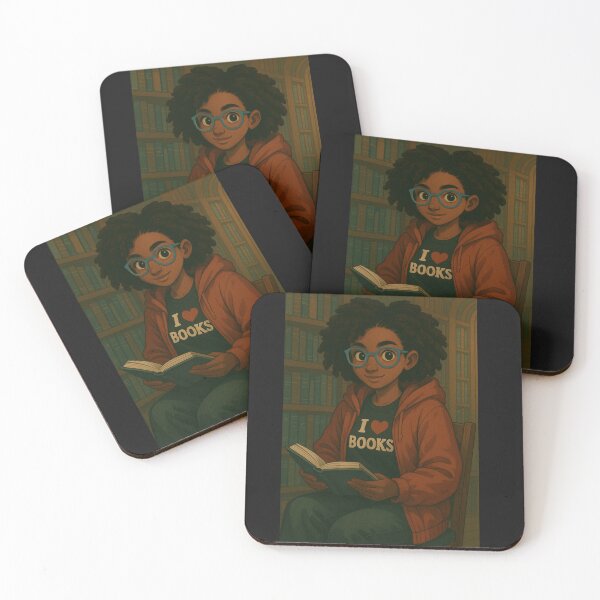 Item preview, I Heart Books Girl Library 2 designed and sold by Antuan Simmons.