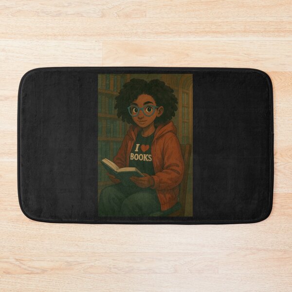 Item preview, I Heart Books Girl Library 2 designed and sold by Antuan Simmons.