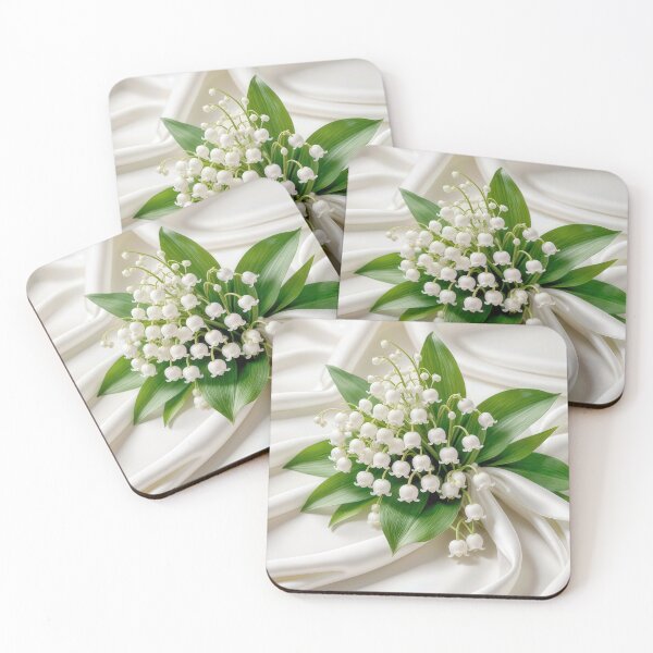 Item preview, Lily Of The Valley Nosegay On Satin designed and sold by Maria Dryfhout.
