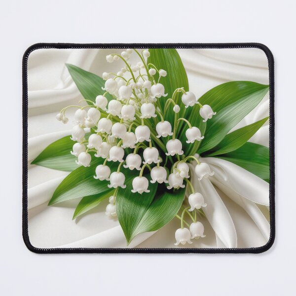 Item preview, Lily Of The Valley Nosegay On Satin designed and sold by Maria Dryfhout.
