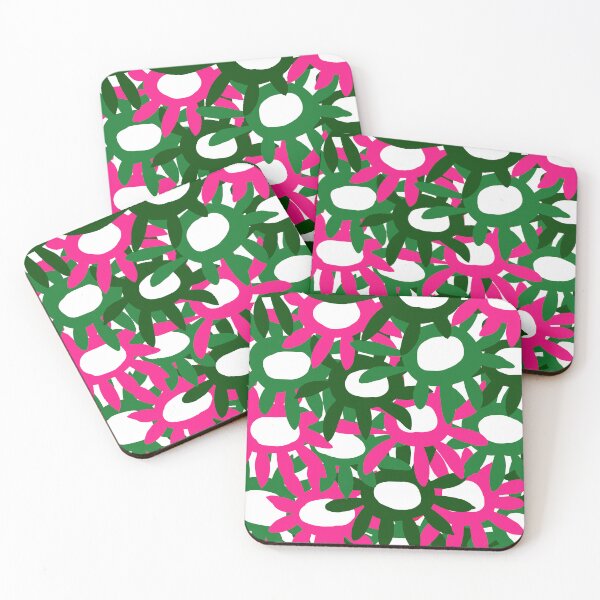 Item preview, Bold Vivid Mid Century Modern Pattern in Pink and Green designed and sold by Deutschic.