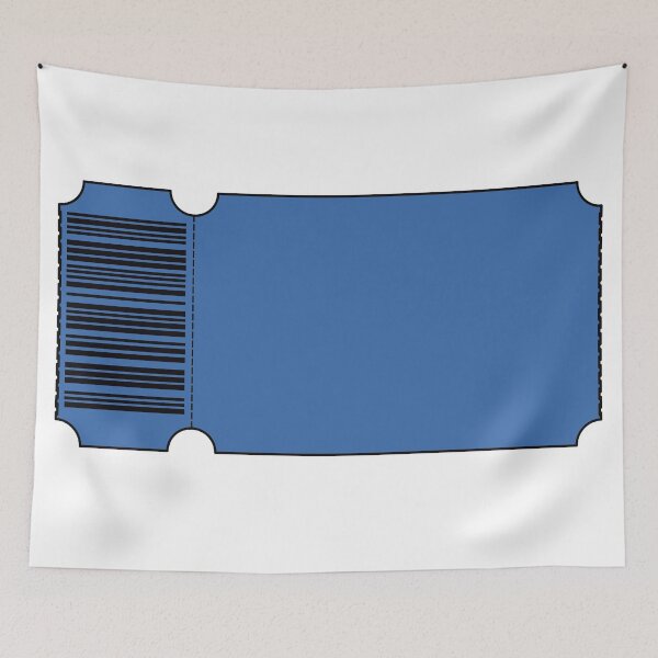 Item preview, Blue Ticket - Blank designed and sold by SquirrelsStore.