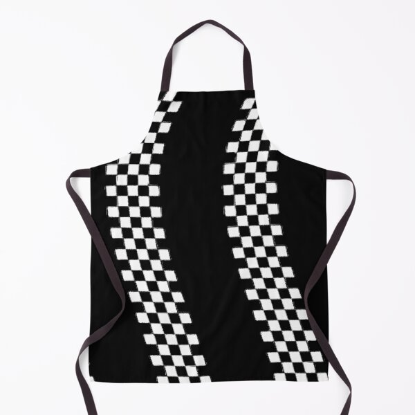 Item preview, Black and White checkered racing stripe designed and sold by BuxomBabe21.