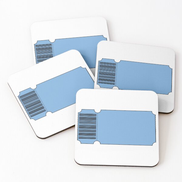 Item preview, Light Blue Ticket - Blank designed and sold by SquirrelsStore.
