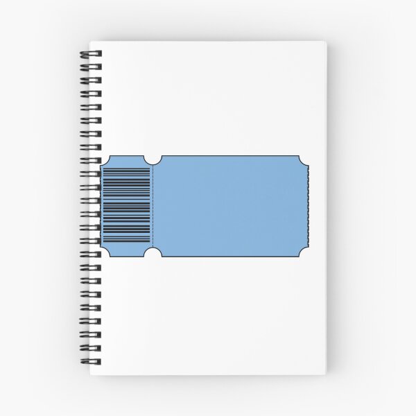 Item preview, Light Blue Ticket - Blank designed and sold by SquirrelsStore.