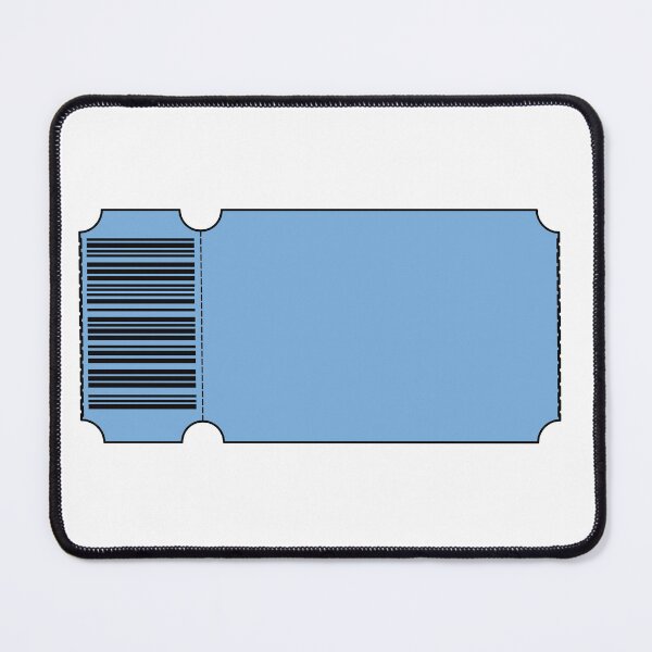 Item preview, Light Blue Ticket - Blank designed and sold by SquirrelsStore.