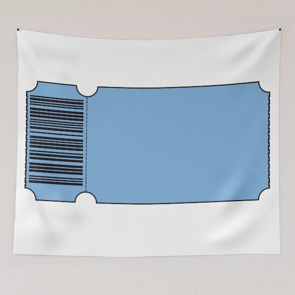 Item preview, Light Blue Ticket - Blank designed and sold by SquirrelsStore.
