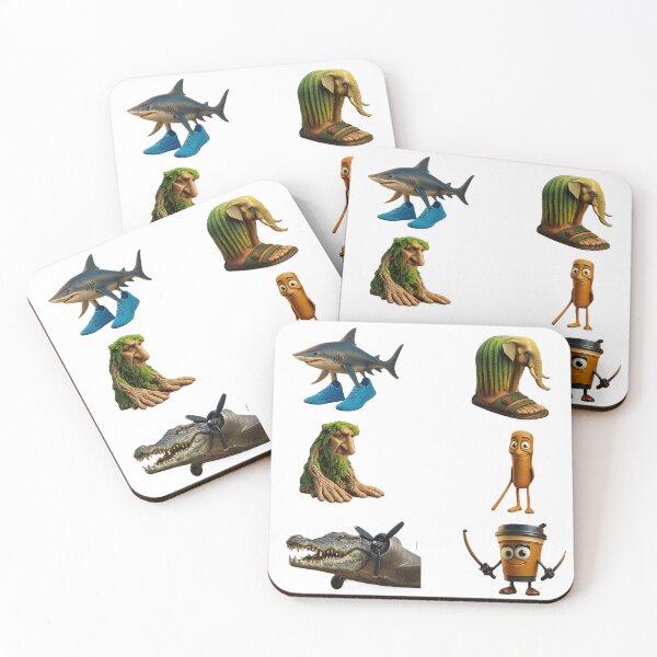 Item preview, Italian Brainrot Super 4K Sticker Pack  designed and sold by LookinFreshh.