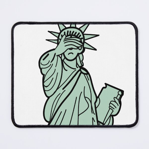 Item preview, LadyLibertyYikes designed and sold by freckledgothart.
