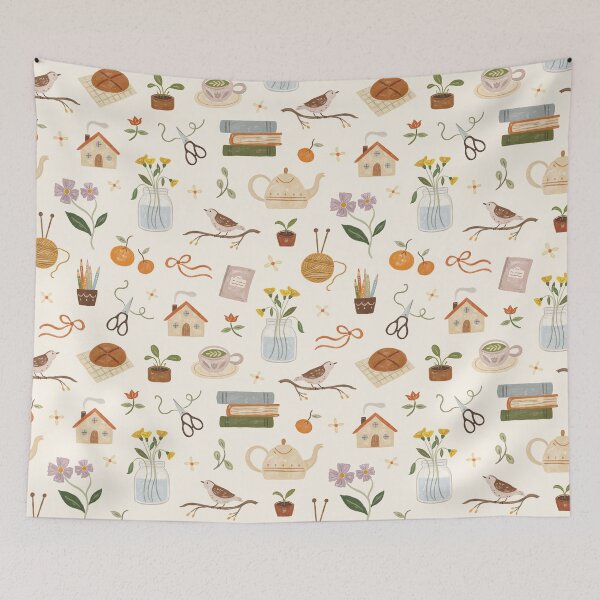 Item preview, Lovely Things - Soft Watercolor Cottagecore designed and sold by ohjessmarie.
