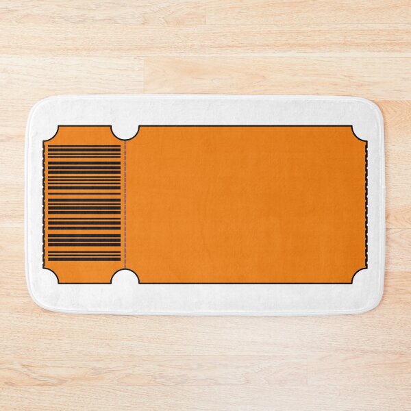 Item preview, Orange Ticket - Blank designed and sold by SquirrelsStore.