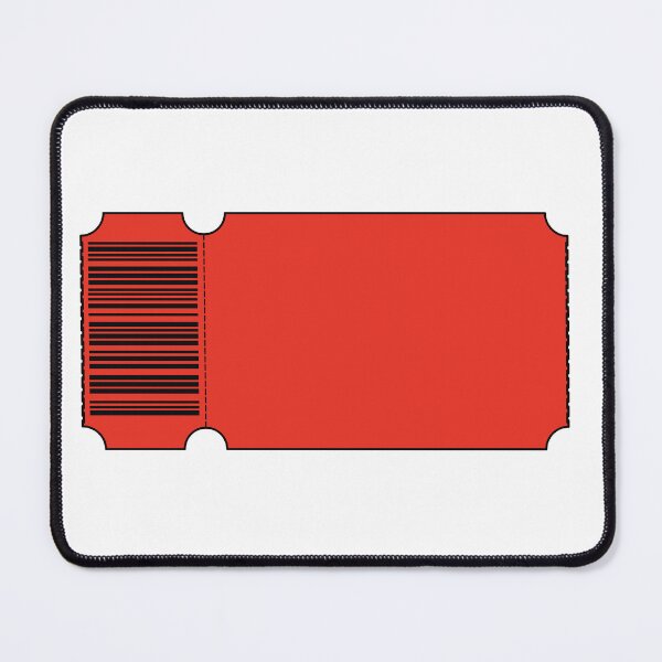 Item preview, Red Ticket - Blank designed and sold by SquirrelsStore.